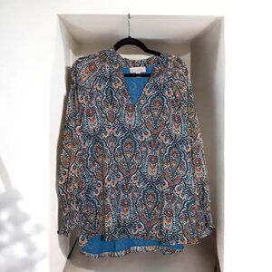 Philosophy Plus Size Paisley Blouse Size 1X